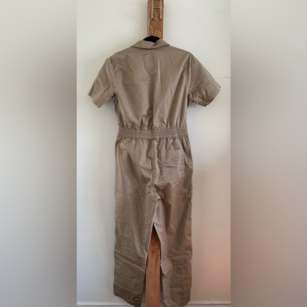 Dickies Tan Short Sleeve Jumpsuit - Picture 3 of 3